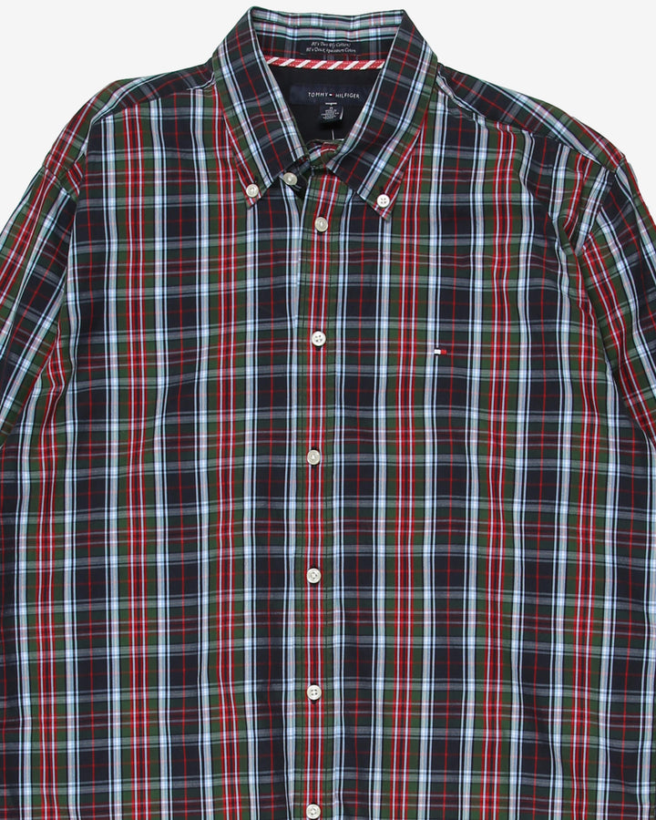 Tommy Hilfiger 80's Two Ply Cotton checked shirt - L