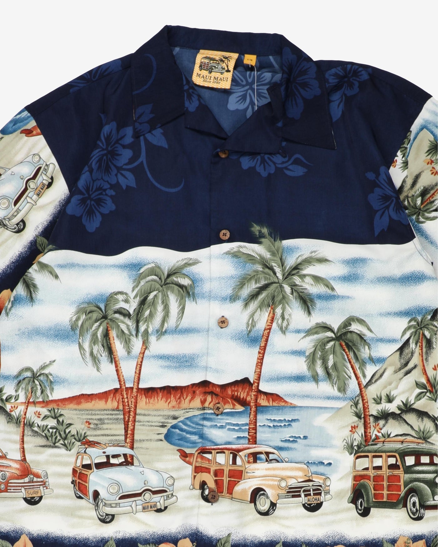 Vintage 80s Maui Maui Hawaiian Shirt - L