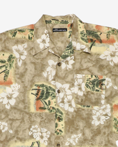Vintage No Boundaries Floral Hawaiian Shirt - L