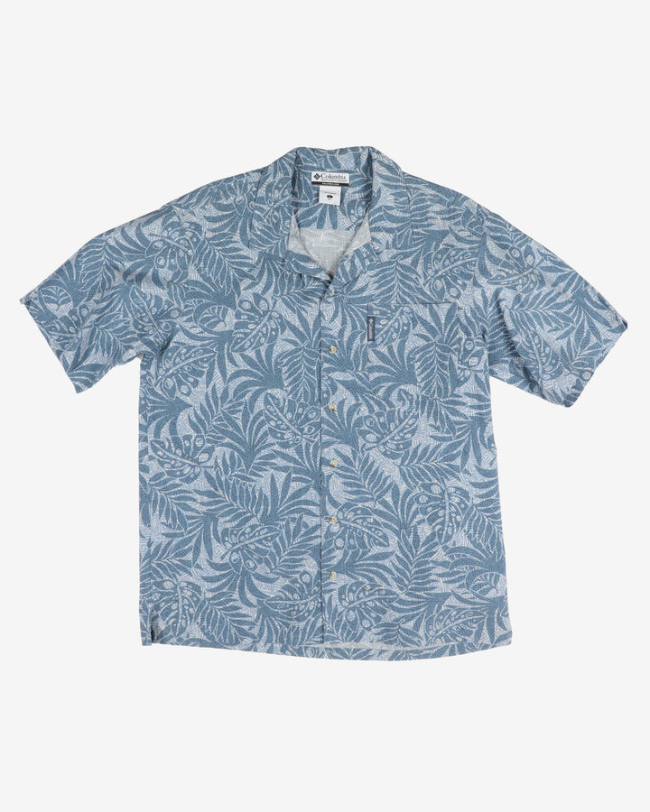 Columbia blue patterned shirt - L