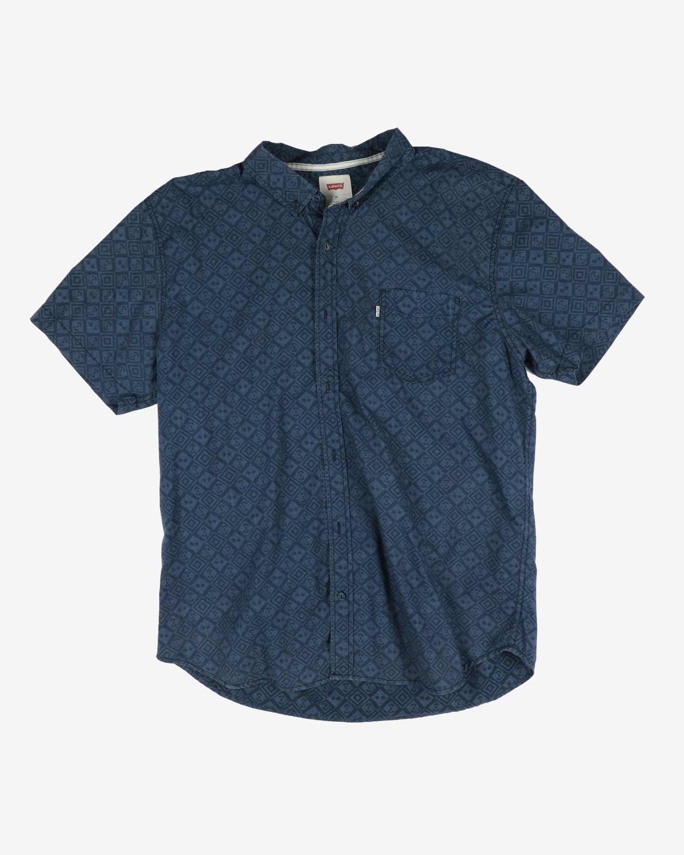 Levi's blue patterned shirt - L