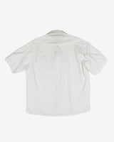 Vintage Luck Star White Short Sleeve Casual Shirt - M