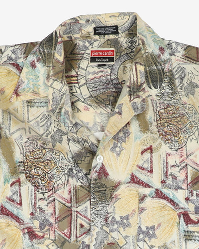 Pierre Cardin Boutique Patterned Hawaiian Shirt - XL