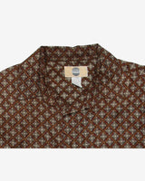 Vintage Silk Load Patterned Button Up Shirt - L