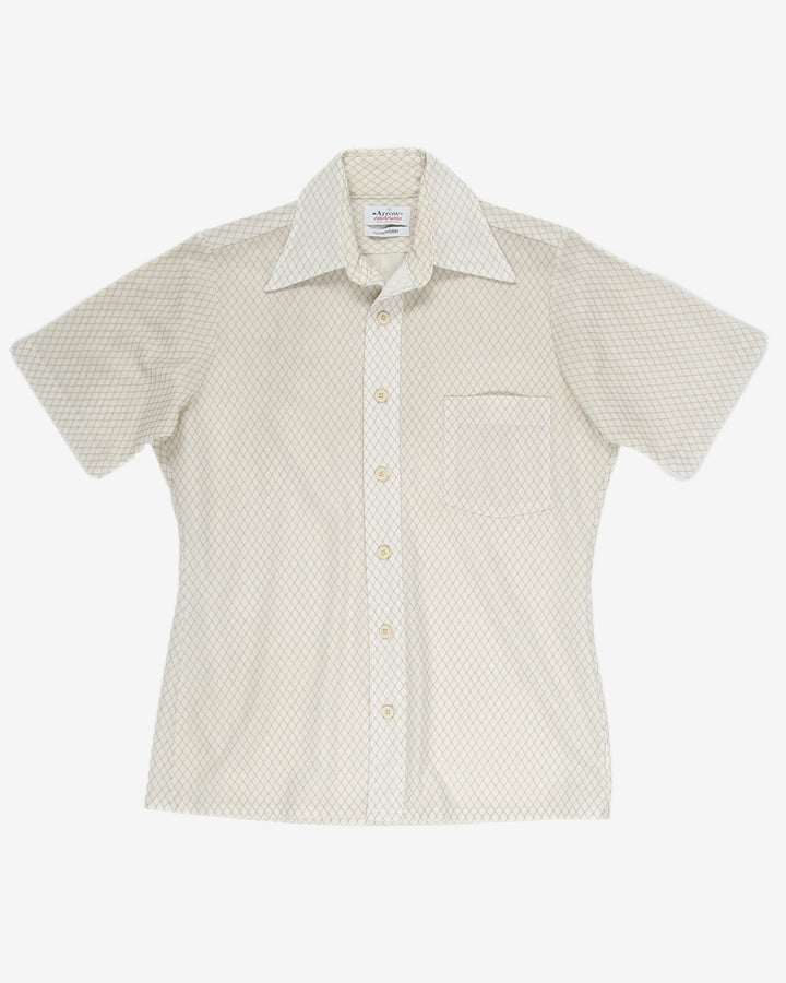 1970s Arrow patterned shirt - M