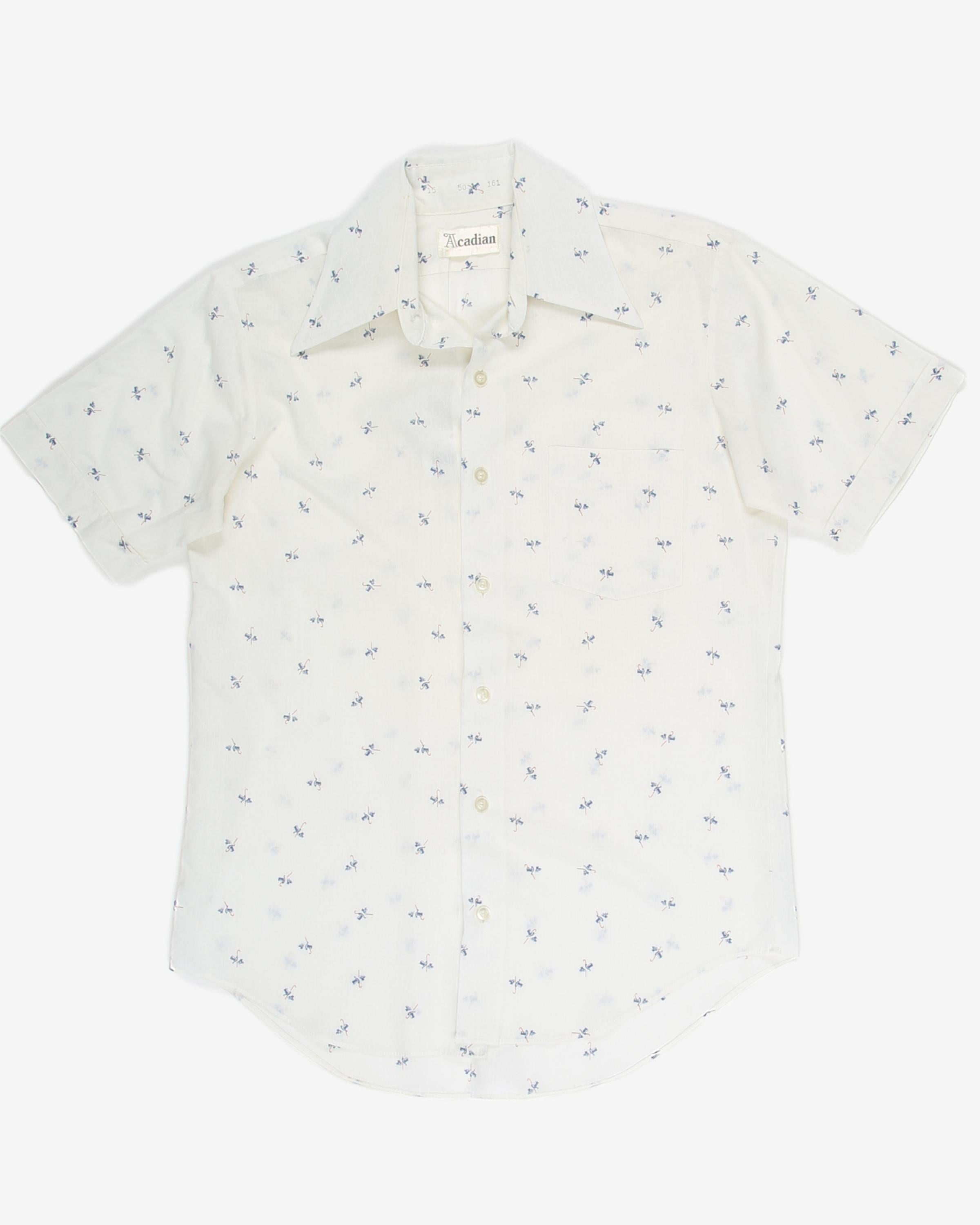 1970s patterned shirt - M
