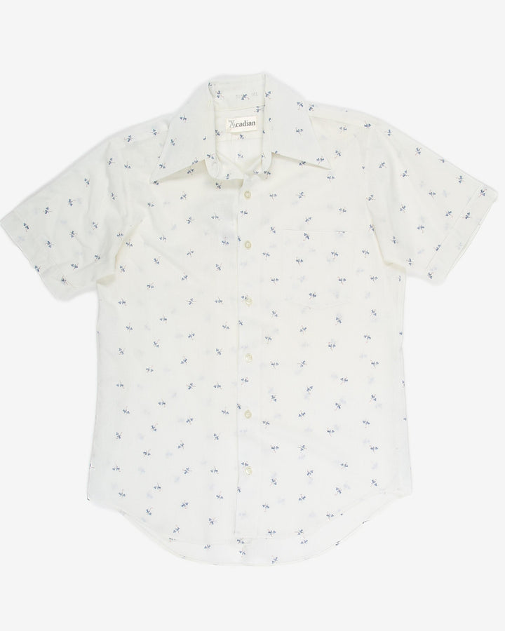 1970s patterned shirt - M