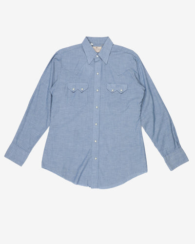 Dee Cee Brand Western Style Button Up Shirt - L