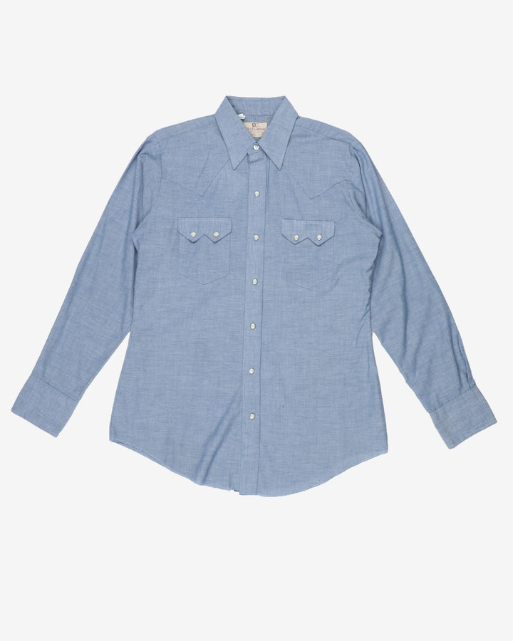 Dee Cee Brand Western Style Button Up Shirt - L