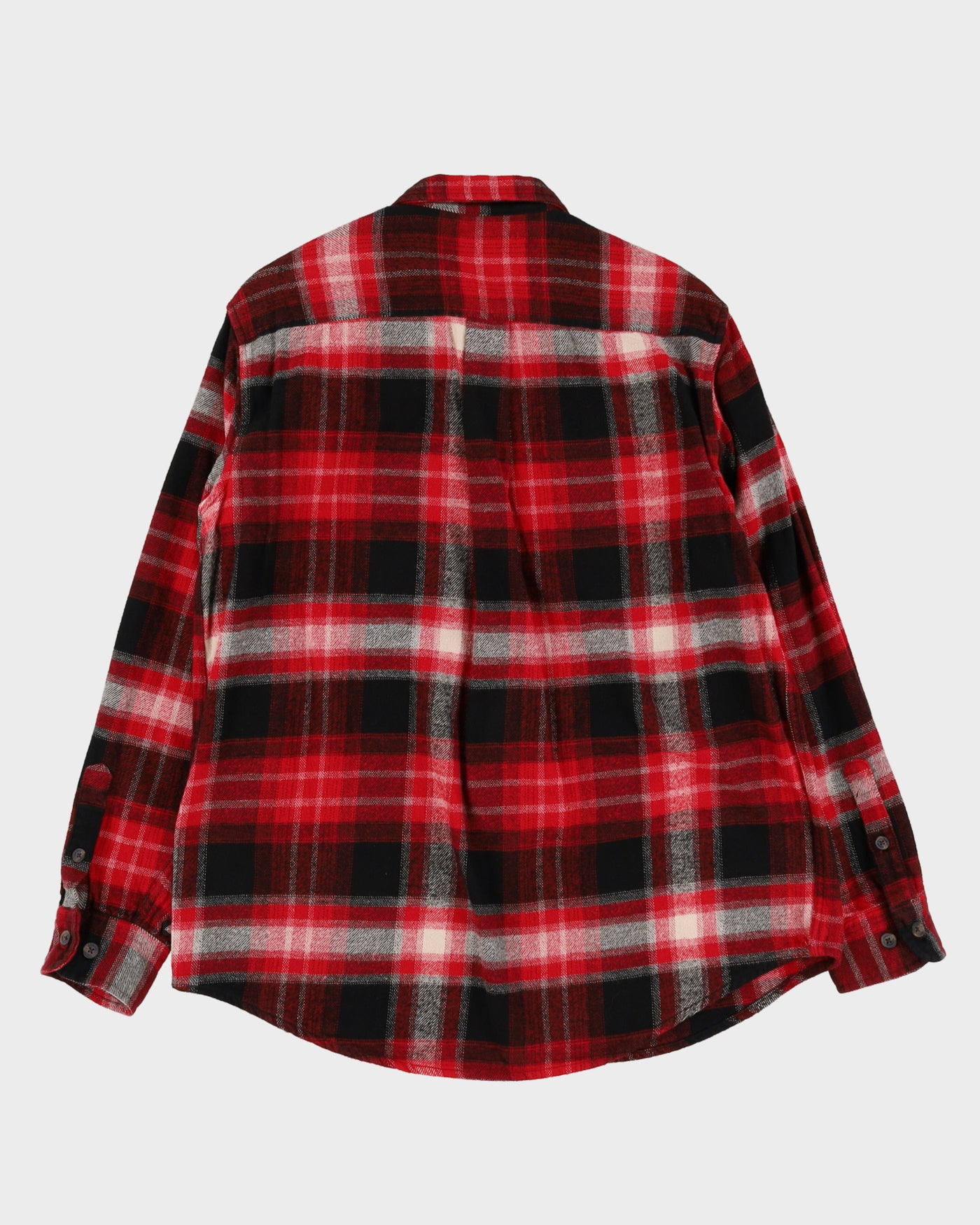 Dickies Red Checked Flannel Shirt - L