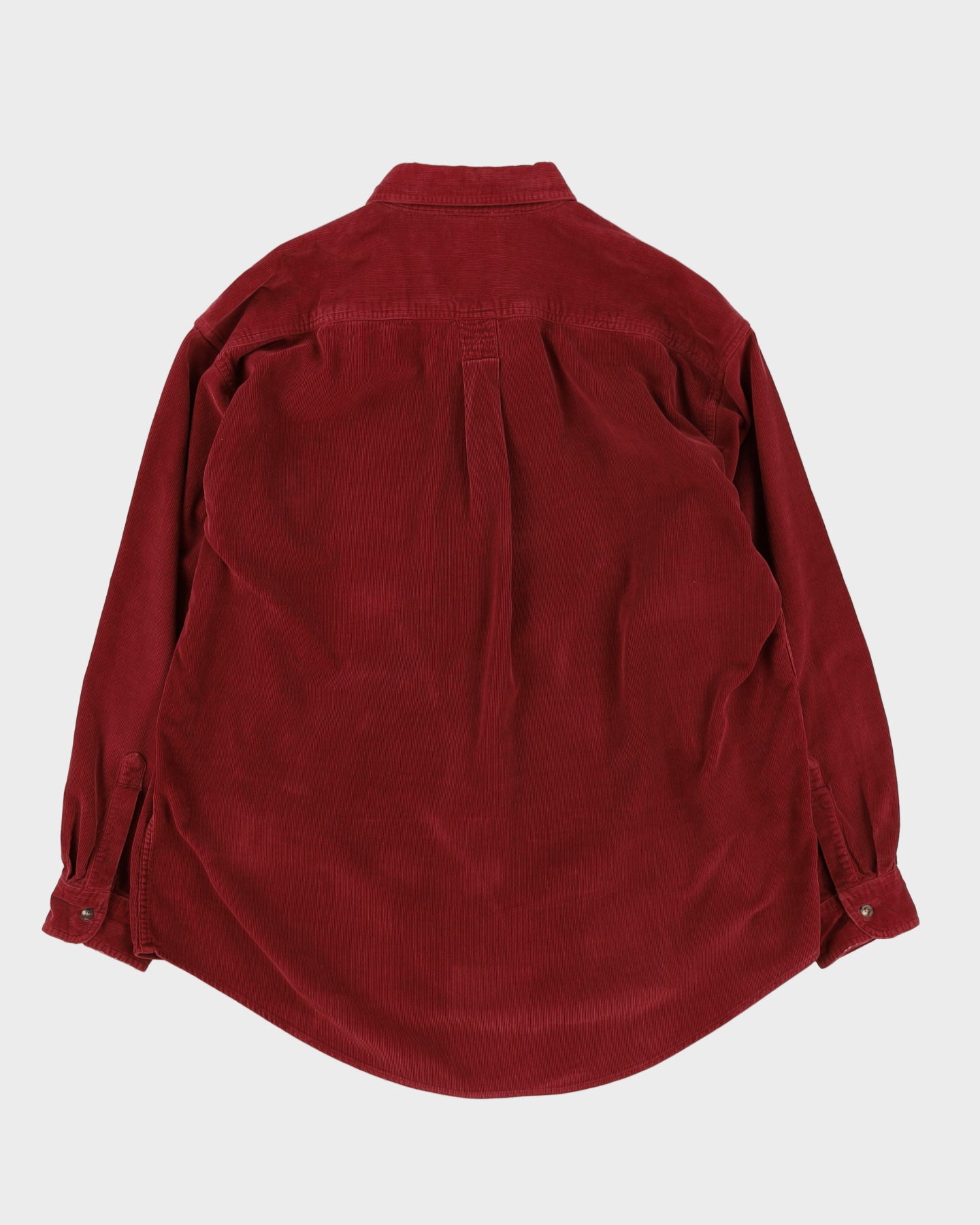 L.L. Bean Maroon Cord Shirt - XXXL