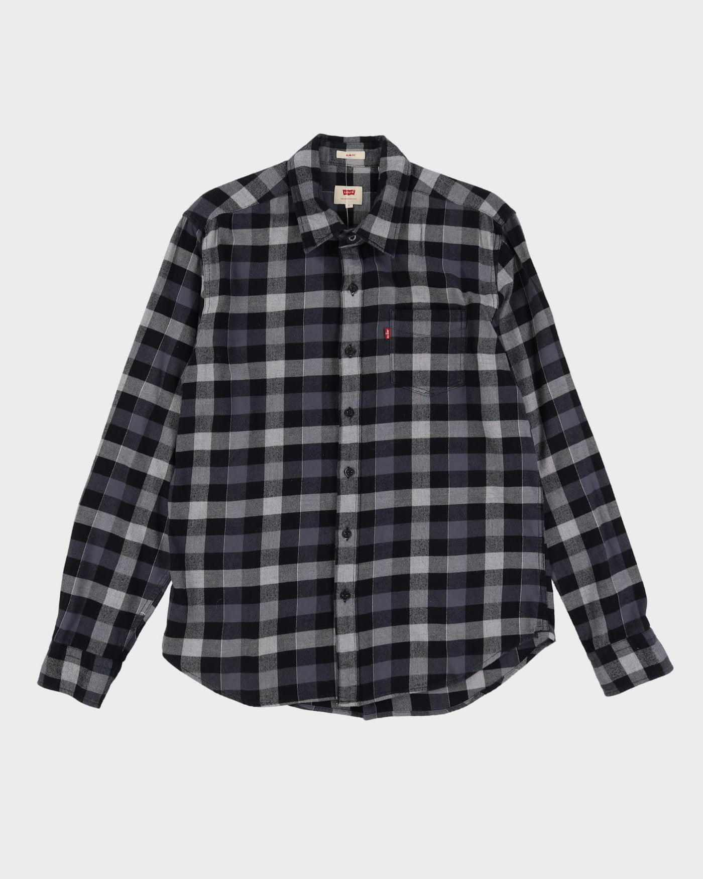 Levi's Dark Flannel Shirt - L