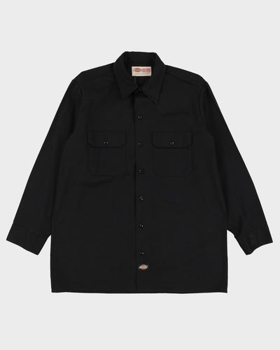Vintage 90s Dickies Black Work Shirt - XL