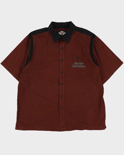 Vintage Harley Davidson Work Shirt - XXL