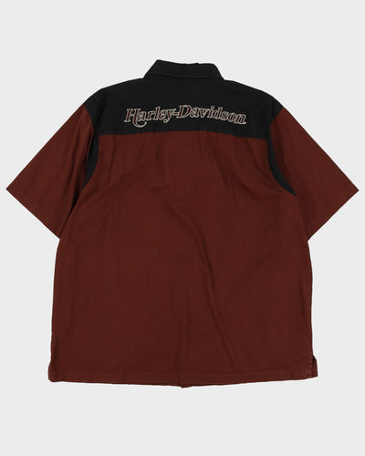 Vintage Harley Davidson Work Shirt - XXL
