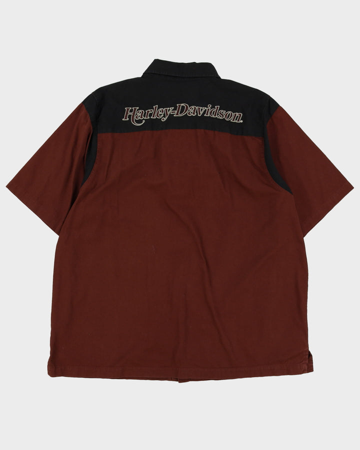 Vintage Harley Davidson Work Shirt - XXL