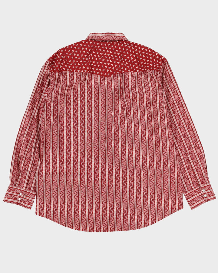 Vintage Tommy Hilfiger Red Western Shirt - XL