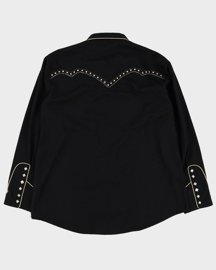 Vintage Scully Black Western Shirt - XXL
