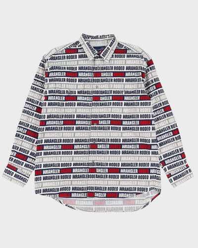 Vintage Wrangler All Over Print Western Shirt - XL