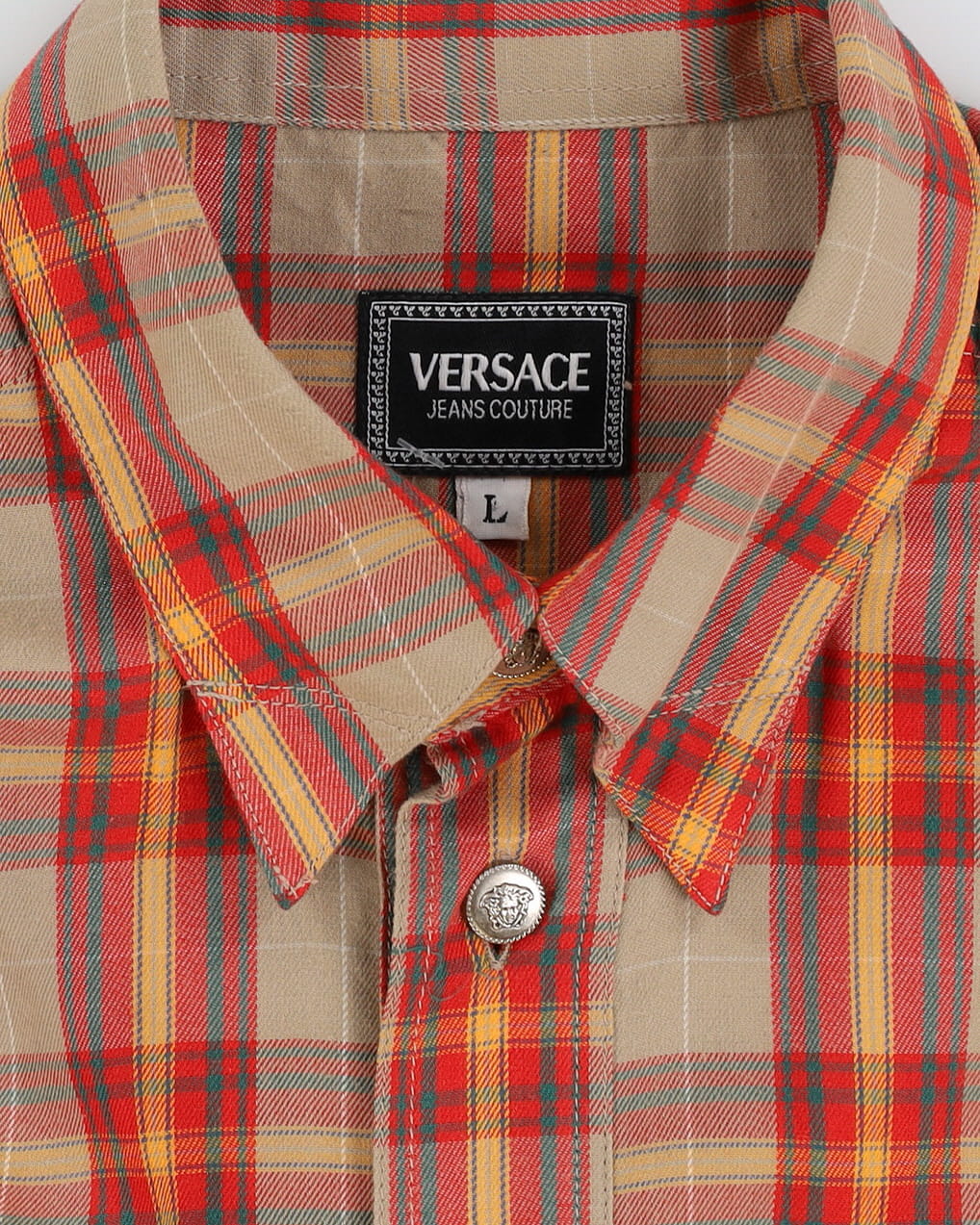 Versace Western Style Patterned Shirt - L