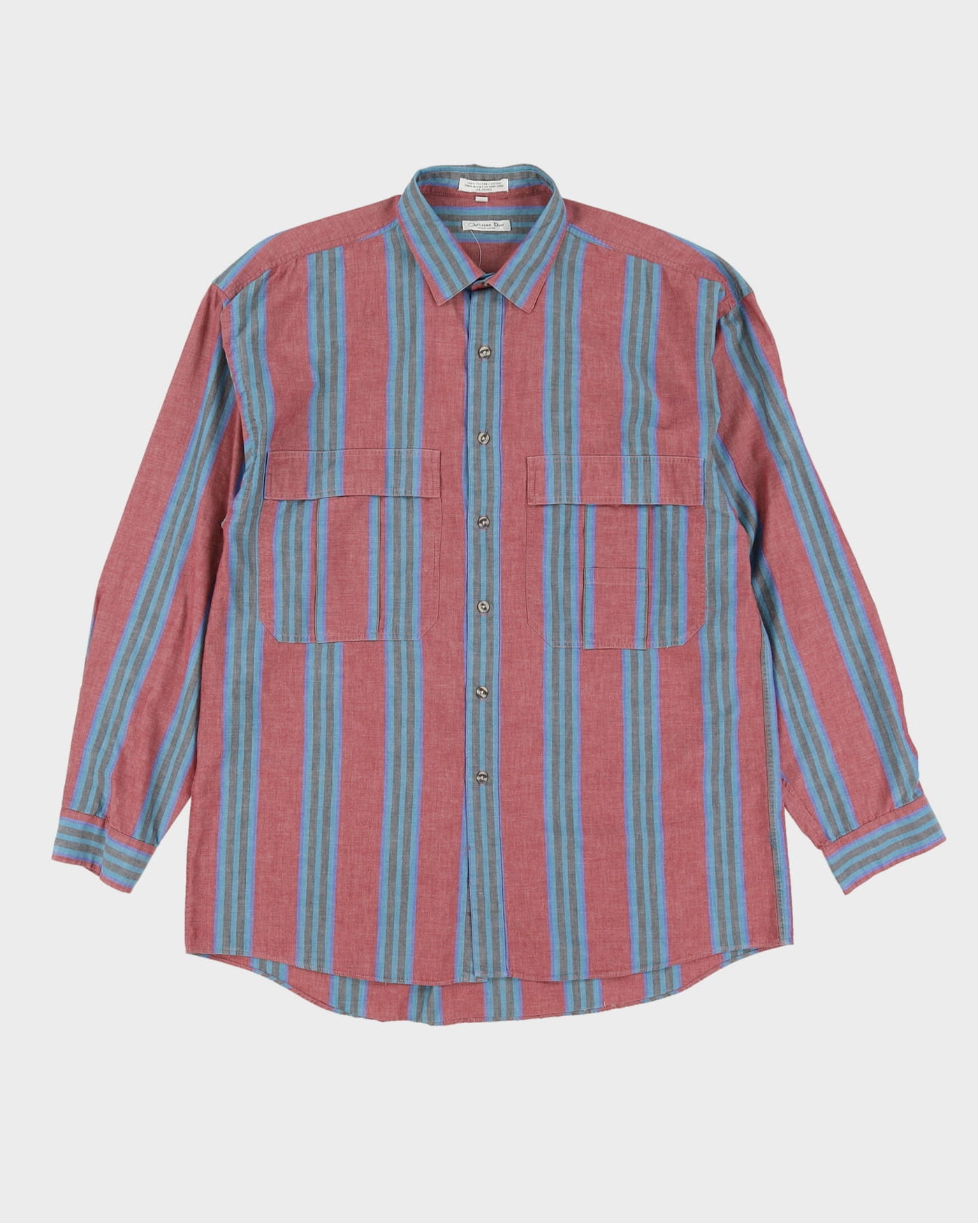 Christian Dior Striped Pocket Shirt - L