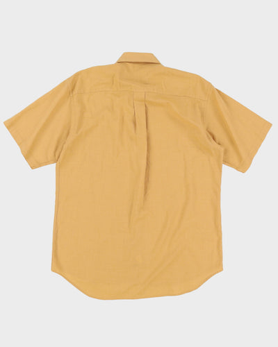 Christian Dior Yellow Short-Sleeve Shirt - XL