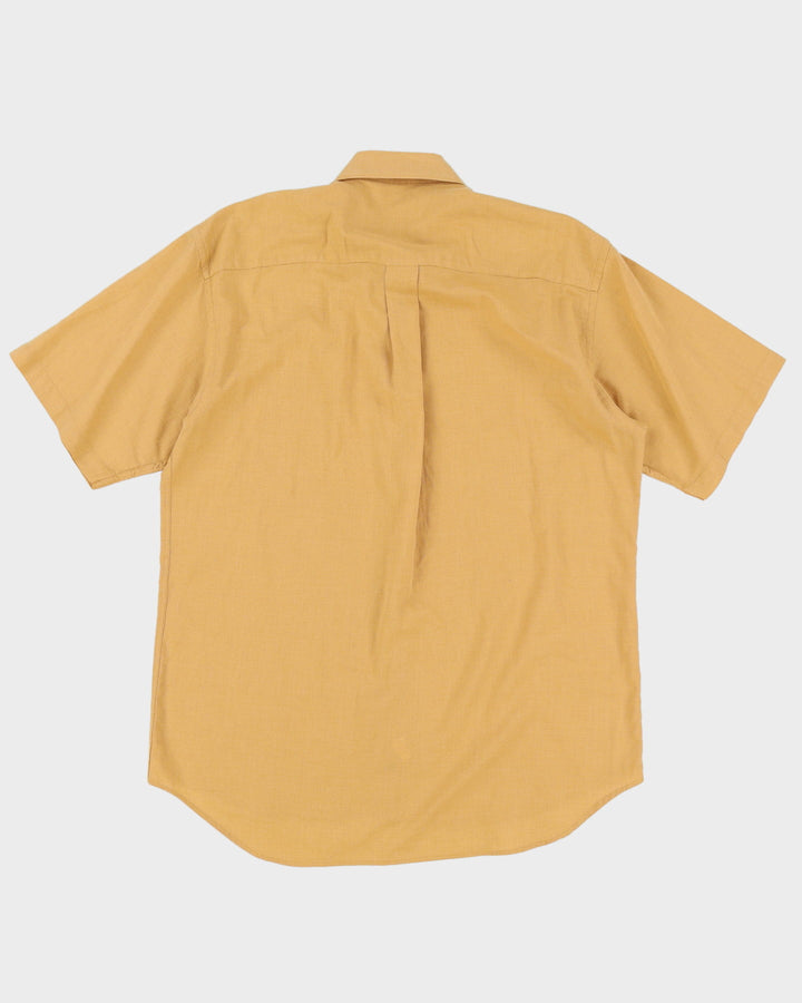 Christian Dior Yellow Short-Sleeve Shirt - XL