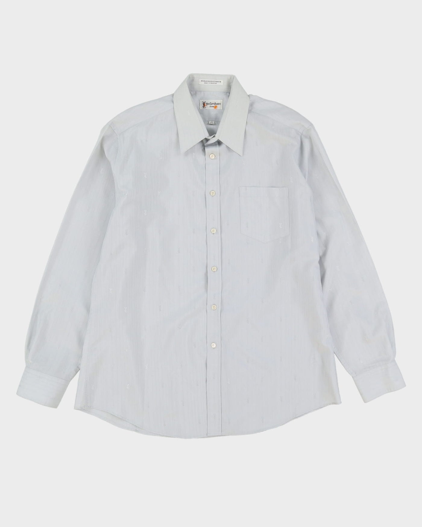 Yves Saint Laurent All Over Pattern Long-Sleeve Shirt - XL