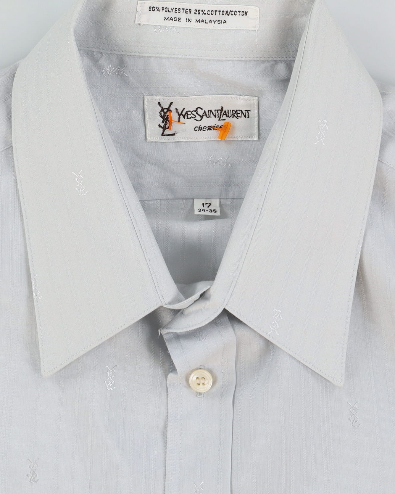 Yves Saint Laurent All Over Pattern Long-Sleeve Shirt - XL