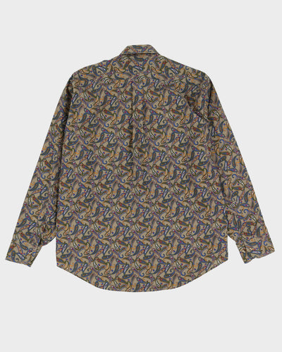 Vintage 90s Christian Dior Paisley Shirt - L