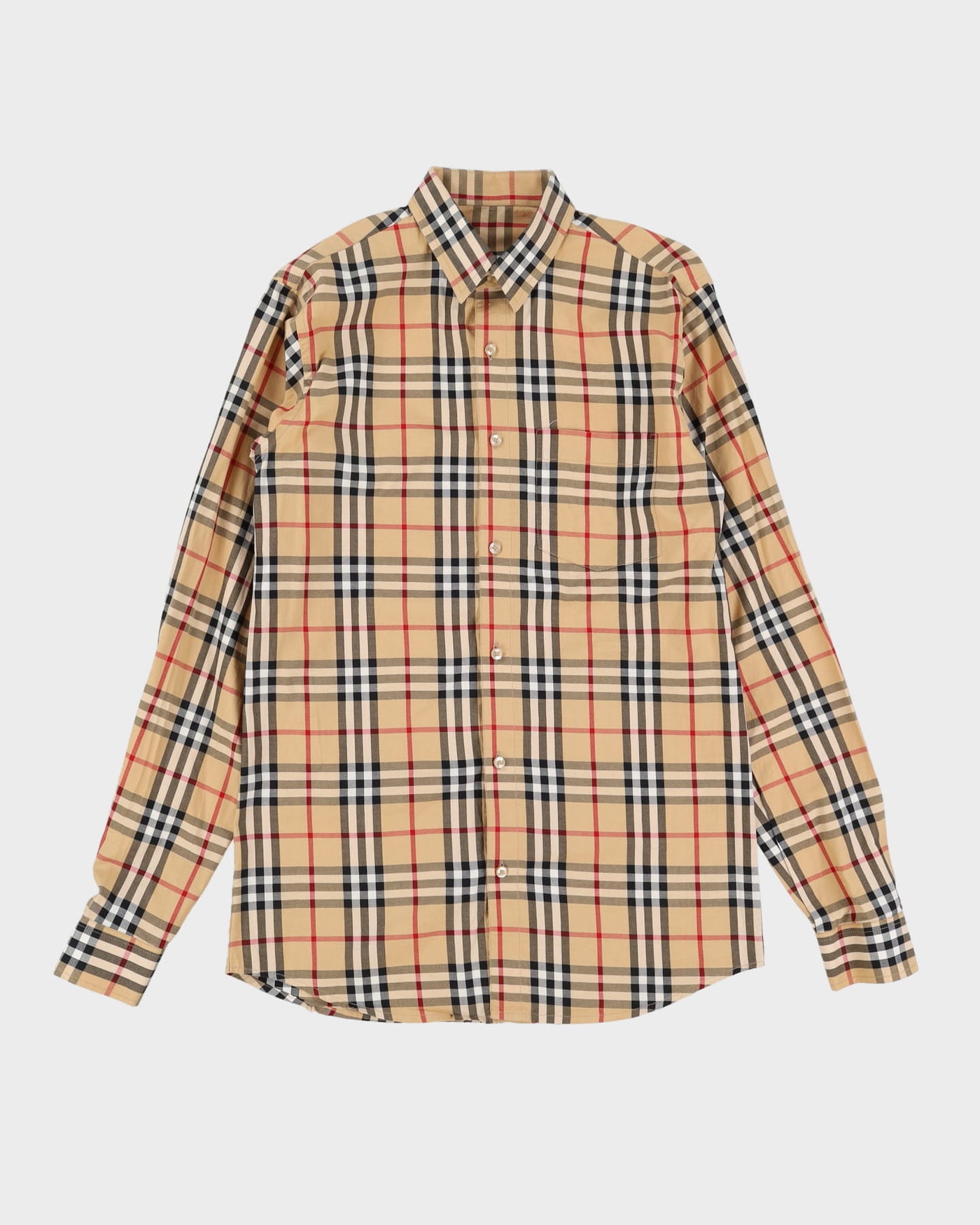 Vintage 90s Nova Check Button Up Shirt - L
