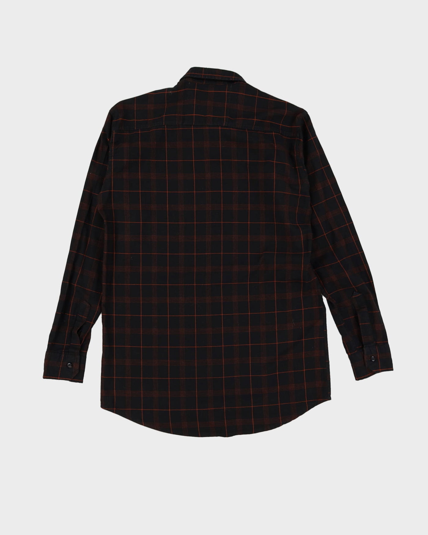 Burberry Black / Red Check Shirt - M