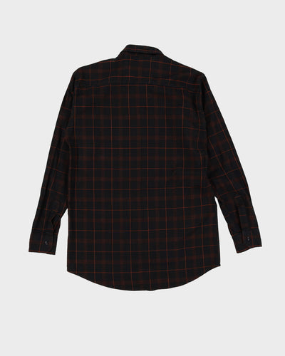 Burberry Black / Red Check Shirt - M