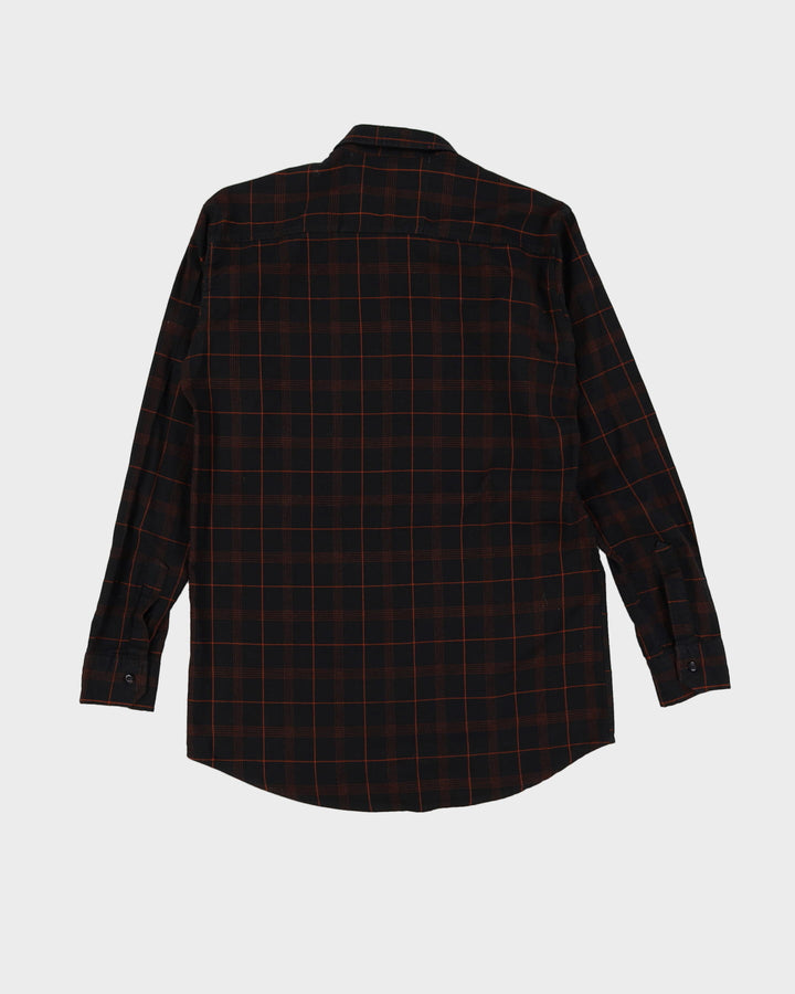 Burberry Black / Red Check Shirt - M