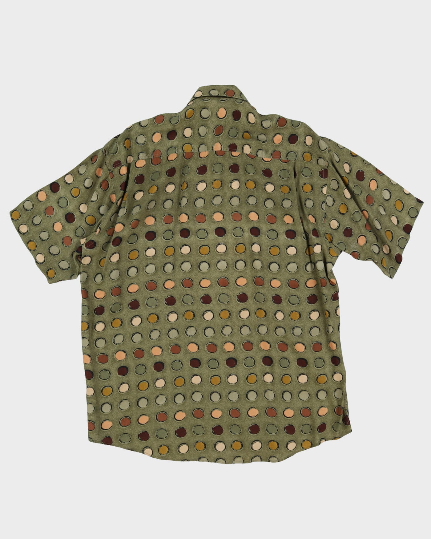 Vintage 90s Modango Oversized Green Patterned Shirt - L