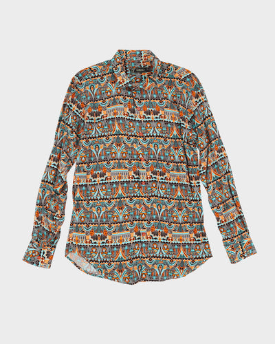 Versace All Over Print Patterned Shirt - L