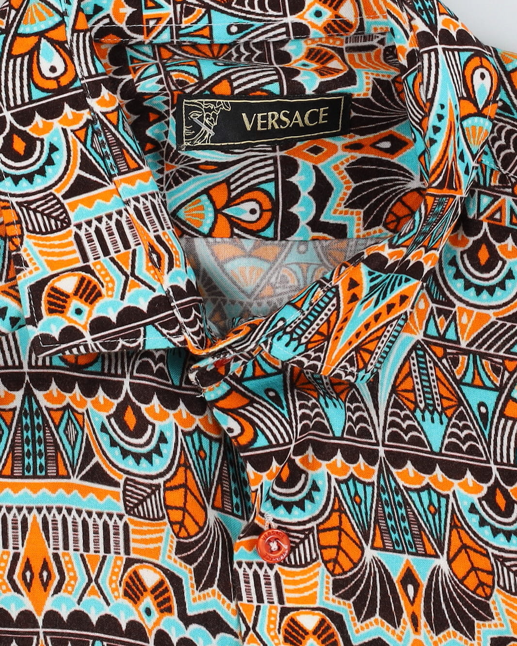 Versace All Over Print Patterned Shirt - L