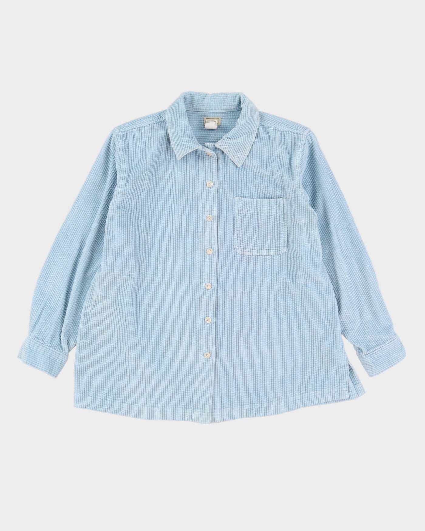 L.L. Bean Blue Cord Shirt - L