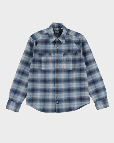 Levi's Blue Checked Flannel Shirt - S