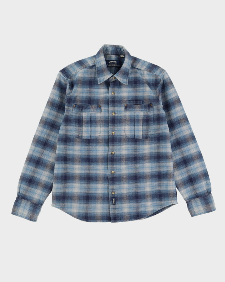 Levi's Blue Checked Flannel Shirt - S