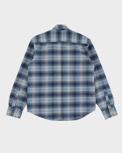 Levi's Blue Checked Flannel Shirt - S