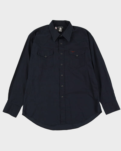 90s Flying R Ranchwear Black Western Style Shirt - XL