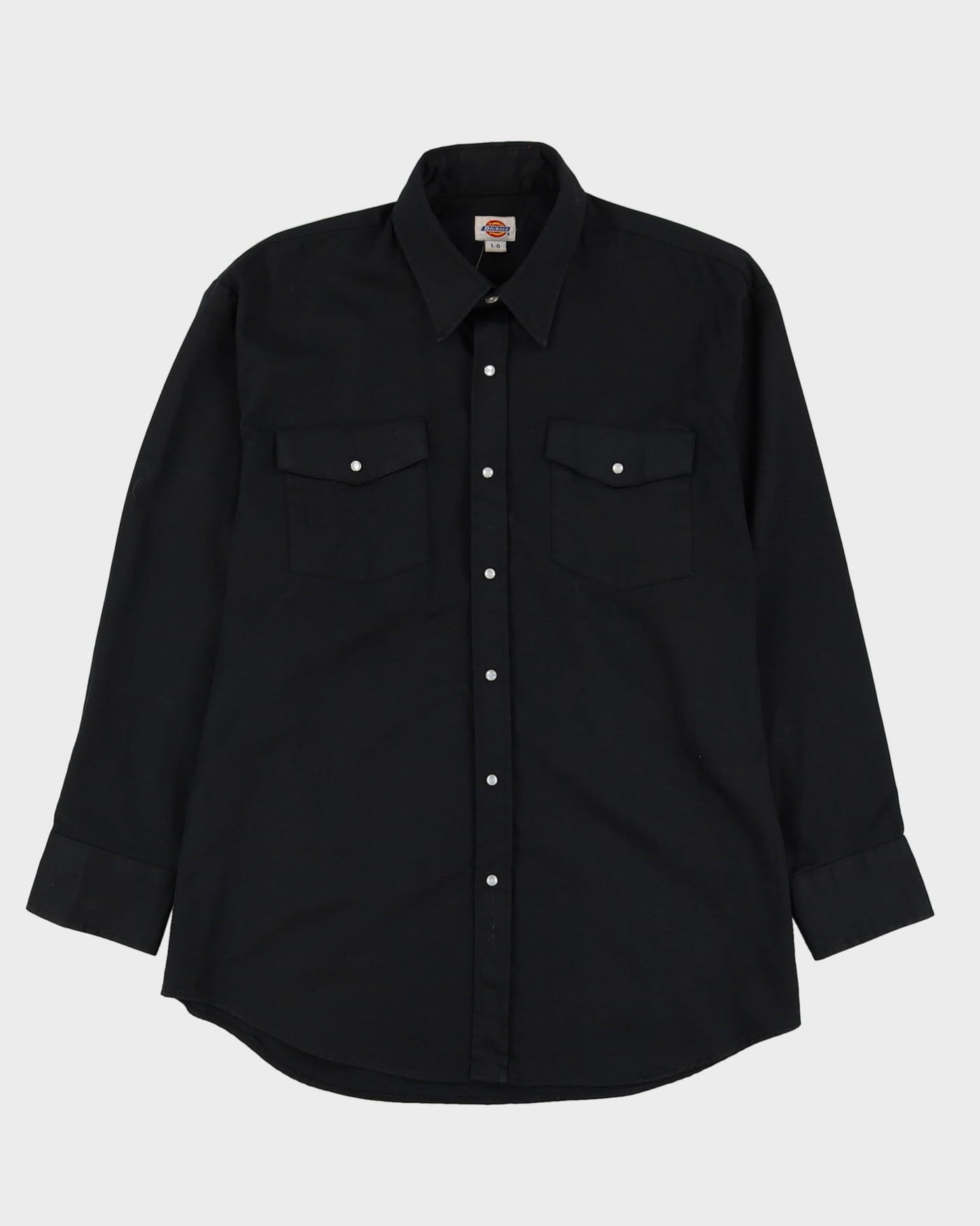 00s Dickies Black Western Style Shirt - L