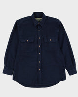 00s Field &amp; Stream Navy Flannel Shirt - M