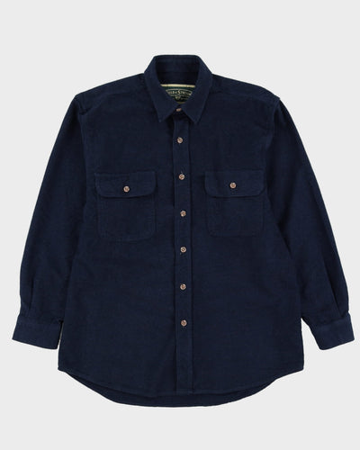 00s Field & Stream Navy Flannel Shirt - M
