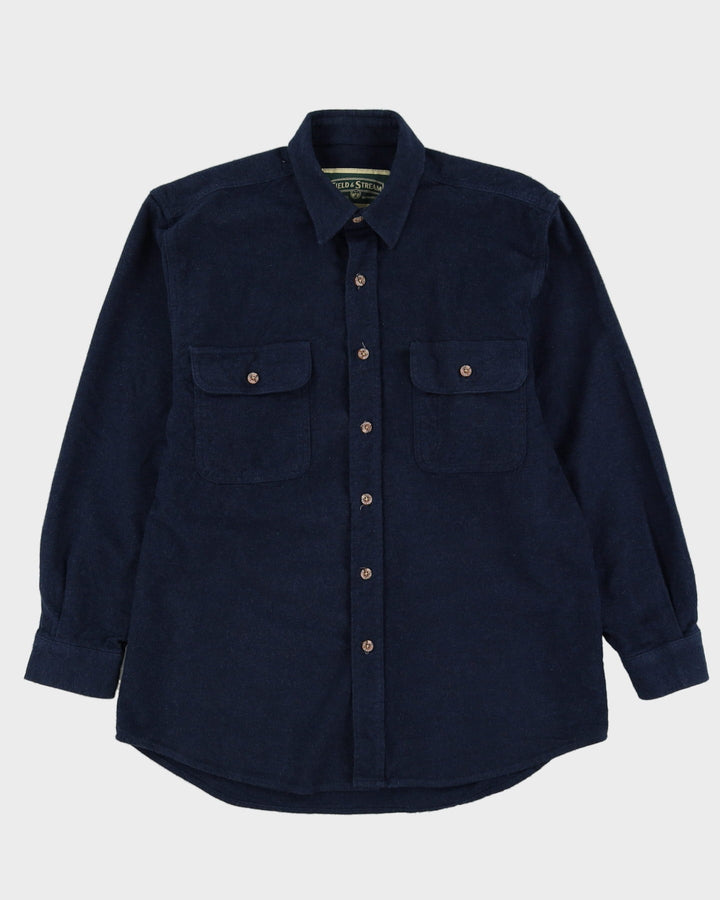 00s Field & Stream Navy Flannel Shirt - M