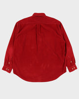 Tommy Hilfiger Red Cotton Cord Shirt - XXL