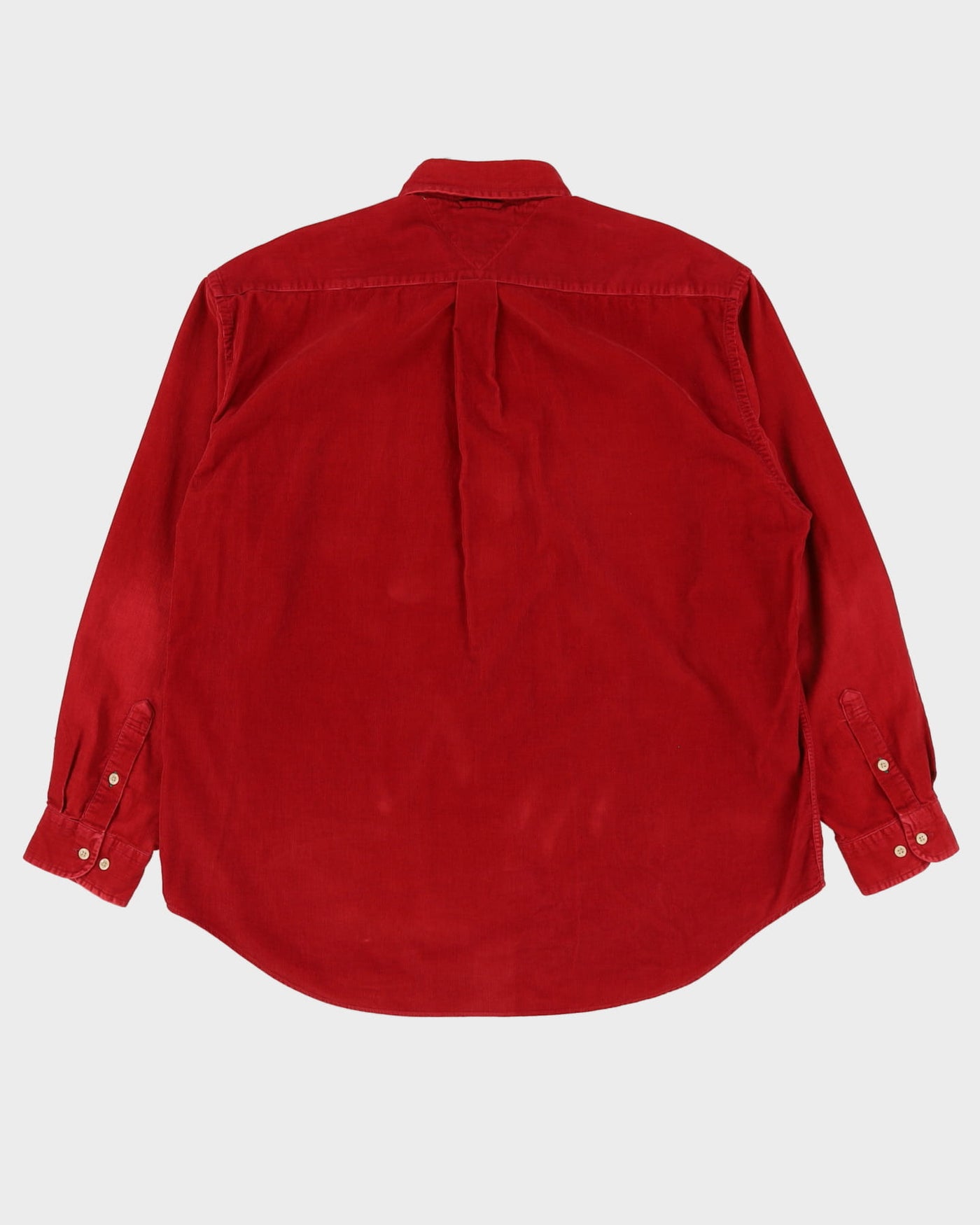 Tommy Hilfiger Red Cotton Cord Shirt - XXL