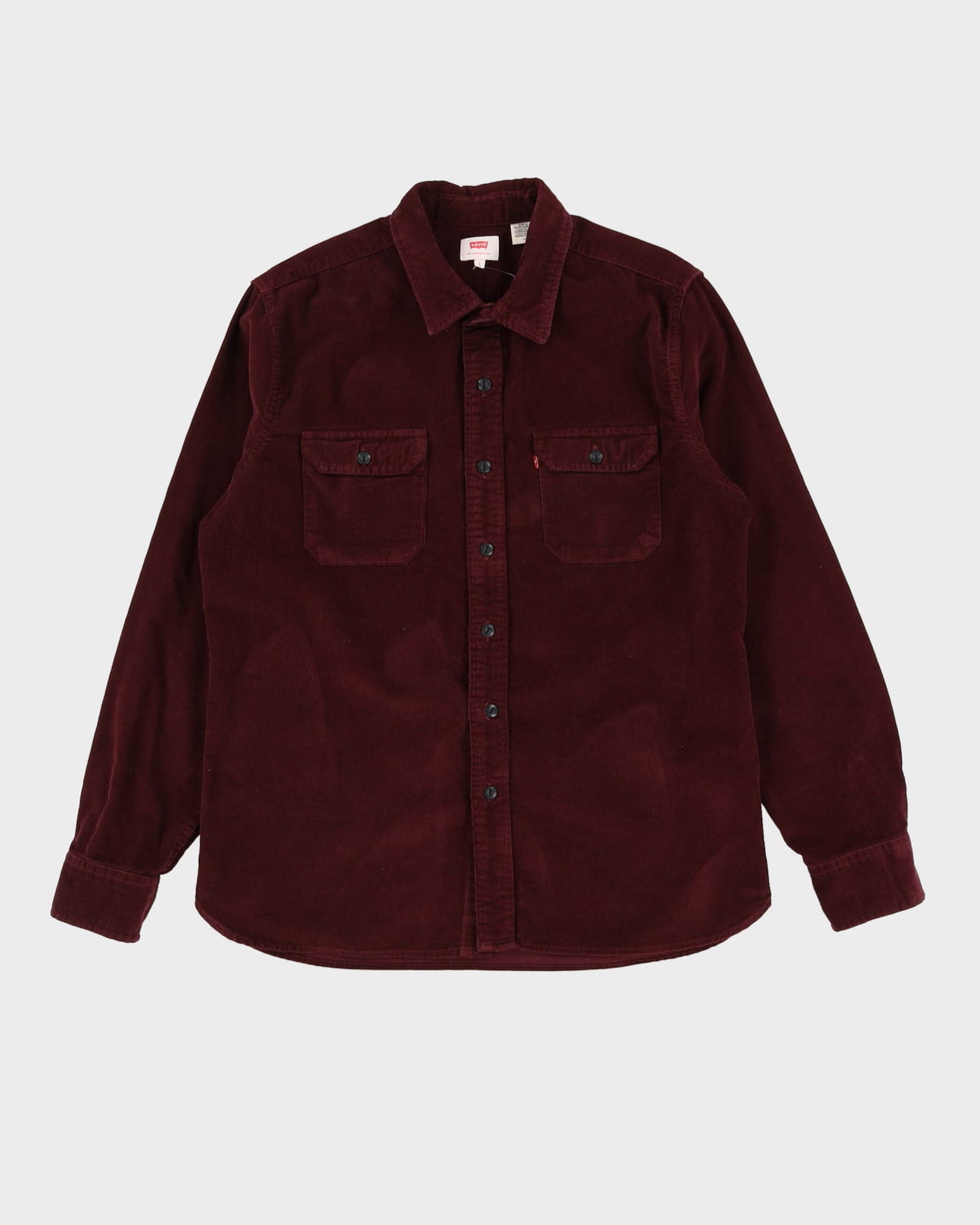 Levi's Burgundy Cotton Cord Shirt - L
