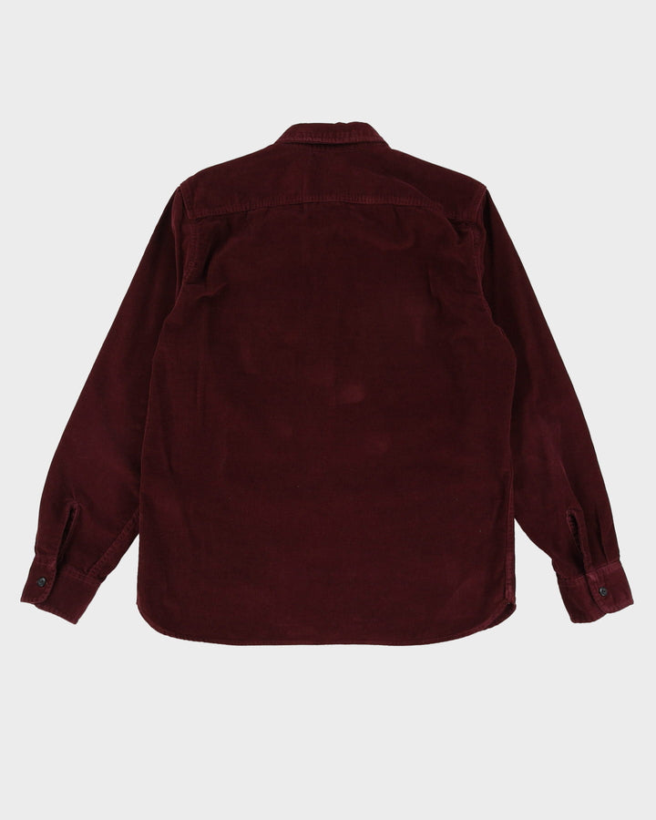 Levi's Burgundy Cotton Cord Shirt - L